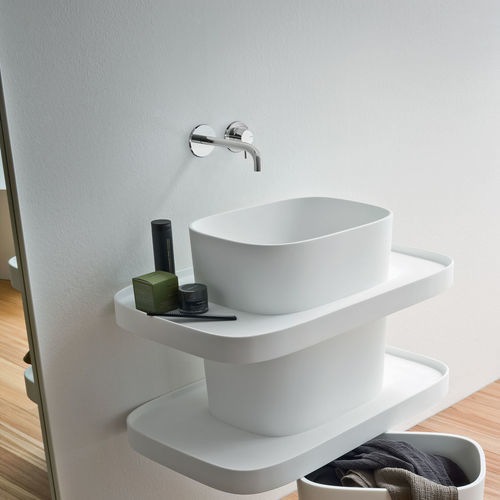 Misturador monocomando para lavatório - Mae - Rexa Design - para banheira / de bancada / em aço inoxidável