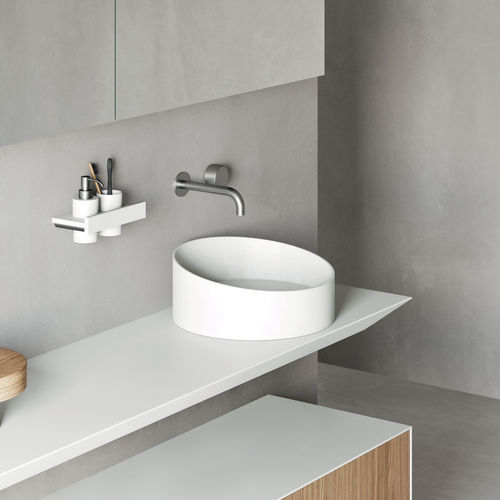 Tampo de banheiro em Corian® - TOP WITH SLOPING EDGES - Rexa Design - sob medida