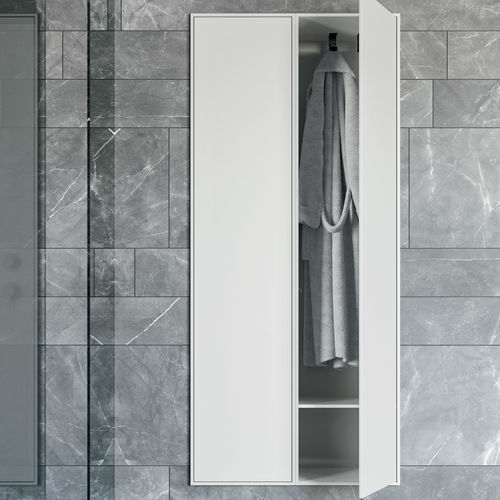 Móvel de banheiro contemporâneo - UNICO - Rexa Design - em Corian® / laqueado / de parede