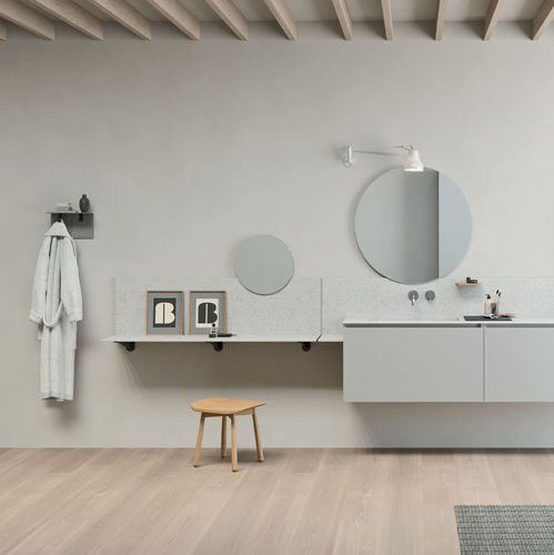 Gabinete de banheiro de parede - Interlude - Rexa Design - em laminado melamínico / contemporâneo / sem portas