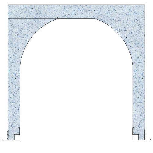 Lintel com caixa em poliestireno - 30 H 30 - FIXOLITE - em forma de U