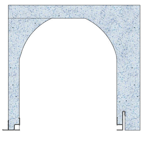 Lintel com caixa em poliestireno - 30S29 - FIXOLITE - isolante / em forma de U