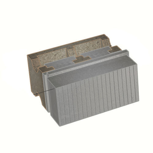 Bloco de cofragem em poliestireno - B-HI45/12+29	 - FIXOLITE - para parede / para piso / isolante