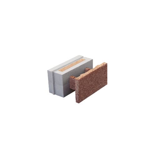 Bloco de cofragem em poliestireno expandido PSE - HlS 40/18+18	 - FIXOLITE - em madeira-cimento / para parede / isolante