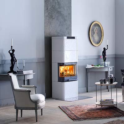 Salamandra a lenha - 26K HIGH - Contura - 0–5 kW / 9 kW / contemporânea