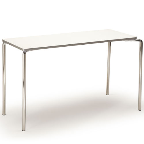 Mesa contemporânea - CLIP - FORAFORM AS - em HPL / com base metálica / retangular