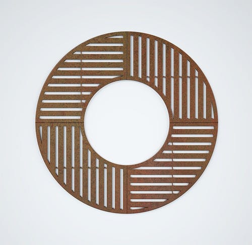 Grelha arvoreira quadrada - STRISCE - CITYSì - redonda / em aço galvanizado / em aço Corten