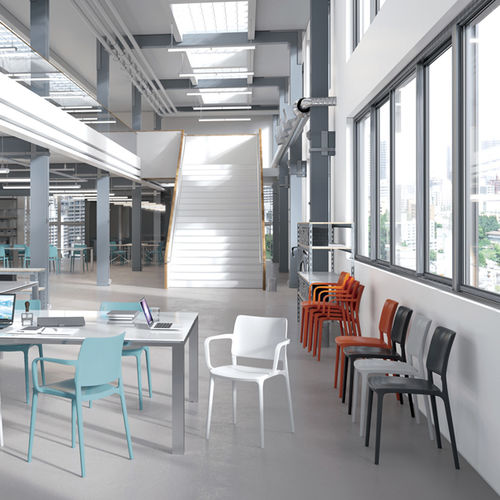 Cadeira contemporânea - JOY-S - PAPATYA - para ambiente externo / para ambiente interno / em polipropileno