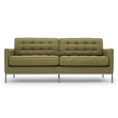 Sofá contemporâneo - LOBBY LOVESEAT - Versa Products - em tecido / em couro / com almofada removível