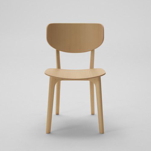 Cadeira contemporânea - ROUNDISH 2000-30 - Maruni - para ambiente externo / para ambiente interno / em faia