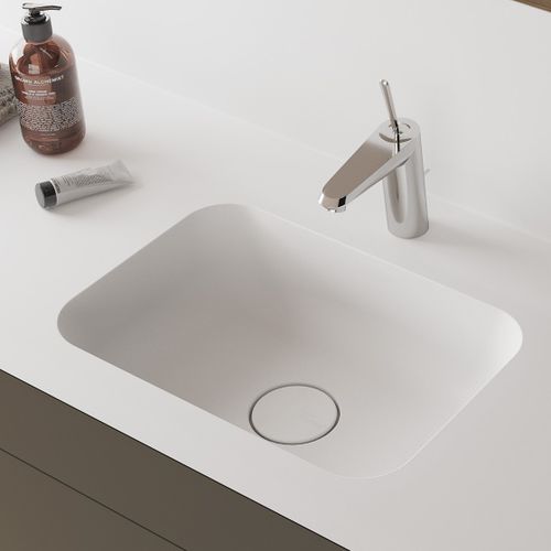 Cuba de embutir - DUPONT - Hasenkopf - em Corian® / com tampo / com misturadora