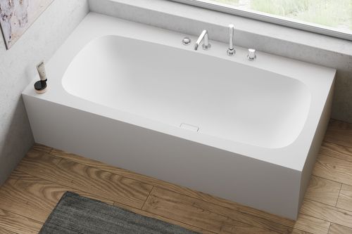 Banheira freestanding - MIRAKLON BWT - Hasenkopf - para residência / em Corian® / contemporânea