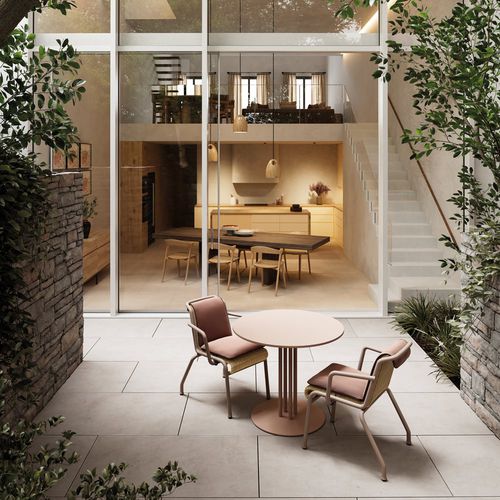 Cadeira contemporânea - EOLIAS - KETTAL - para ambiente externo / para ambiente interno / de vime