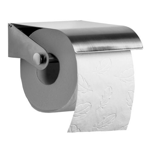 Porta-papel higiênico de parede - AXOS - ROSSIGNOL - em aço inoxidável / para banheiro coletivo