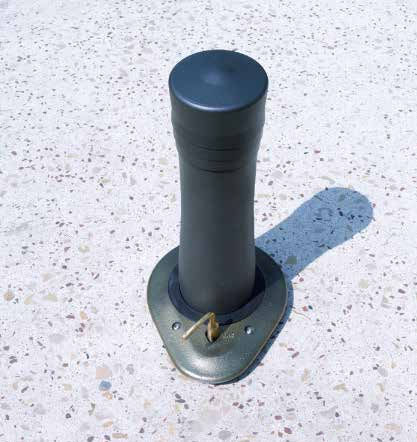 Balizador retrátil - VESTA T54 - Concept Urbain - de proteção / semiautomático / em ferro fundido