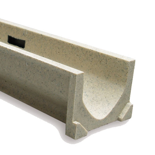 Calha de escoamento com grelha - EUROSELFV+ - ULMA - ARCHITECTURAL SOLUTIONS - de fenda / em concreto de resina / grelha de aço galvanizado