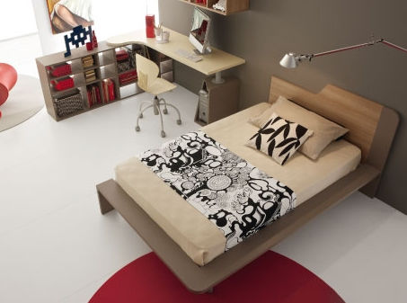 Cama contemporânea - HI-TECH - Mobil Sprint Srl - infantil (unissexo) / metálica