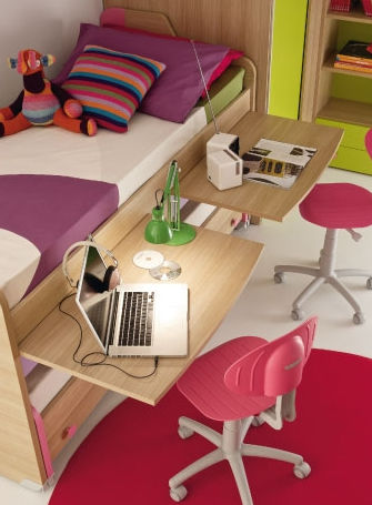 Mesa secretária contemporânea - READY FOR ANYTHING - Mobil Sprint Srl - em madeira / bicama / infantil