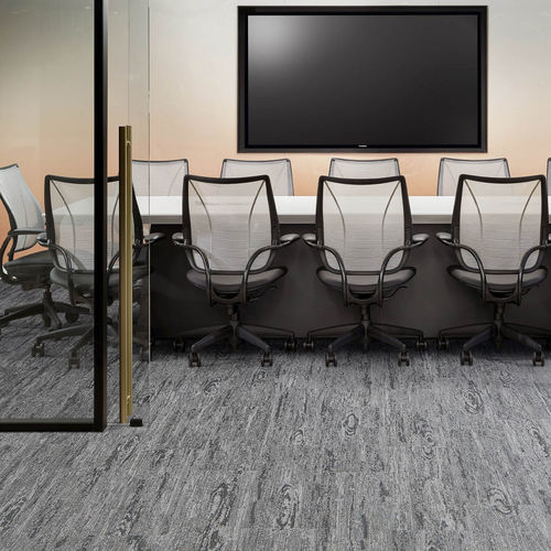 Revestimento de piso vinílico - SILVA TEAK - 2TEC2 - de fibra de vidro / em PET / para ambiente interno