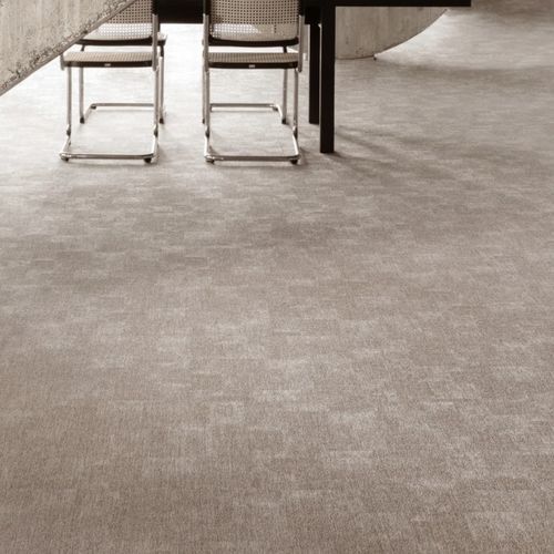 Revestimento de piso vinílico - HYBRID SEPIA - 2TEC2 - de fibra de vidro / em PET / para ambiente interno
