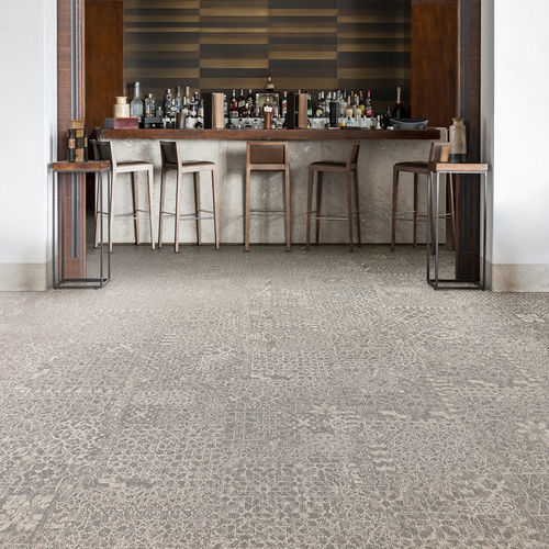 Revestimento de piso vinílico - ALHAMBRA UMBER - 2TEC2 - de fibra de vidro / em PET / para ambiente interno