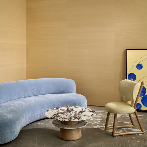 Acabamento de parede em suporte não tecido - PAPILLON - ARTE - para ambiente interno / em seda / de cor lisa
