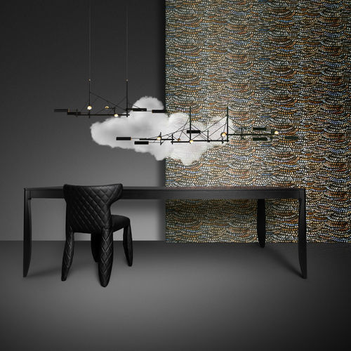 Acabamento de parede em suporte não tecido - DANDELION CRANES - ARTE - para ambiente interno / em material têxtil / da linha residencial