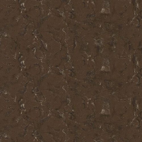 Tampo de bancada em Superfície Sólida - LOAM VL155 - Staron Solid Surfaces - da linha comercial / para cozinha / marrom