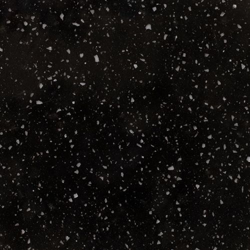 Tampo de bancada em Superfície Sólida - PEBBLE EBONY PE814 - Staron Solid Surfaces - para cozinha / para banheiro / preto