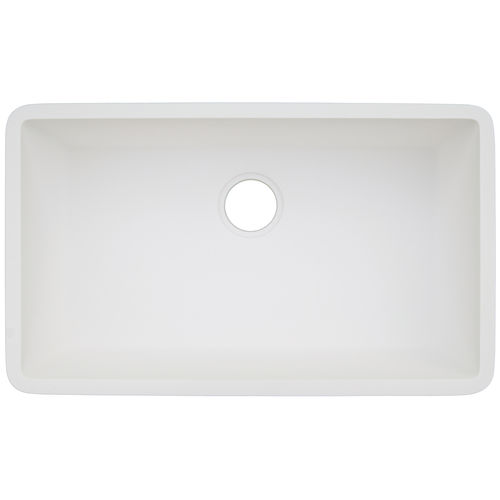 Pia com 1 cuba - B3290  - Staron Solid Surfaces - sem escorredor / em acrílico / em Superfície Sólida