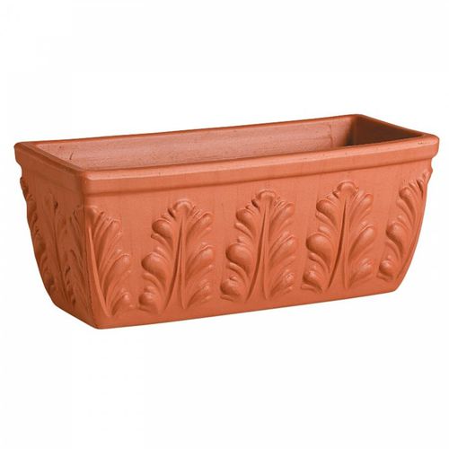 Vaso de jardim em terracota - COTTO : 10 - Deroma - retangular