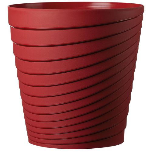 Vaso de jardim em material plástico - SLINKY : 9D2 - Deroma - cônico / redondo