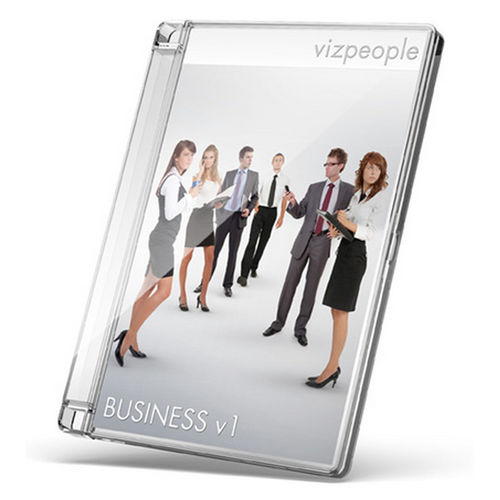 Biblioteca de objetos 2D/3D - BUSINESS V1 - VizPeople Cut Out people