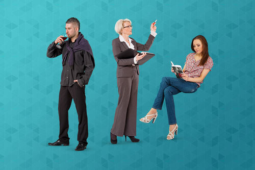 Biblioteca de objetos 2D/3D - PEOPLE V2 - VizPeople Cut Out people