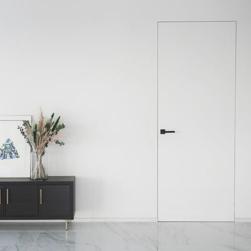 Caixilho de porta em alumínio anodizado - INVISIDOOR 2.0 - ARLU - invisível / de embutir