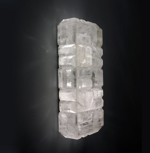 Arandela clássica - EOS - Atelier-alain-ellouz - para ambiente interno / em cristal / retangular