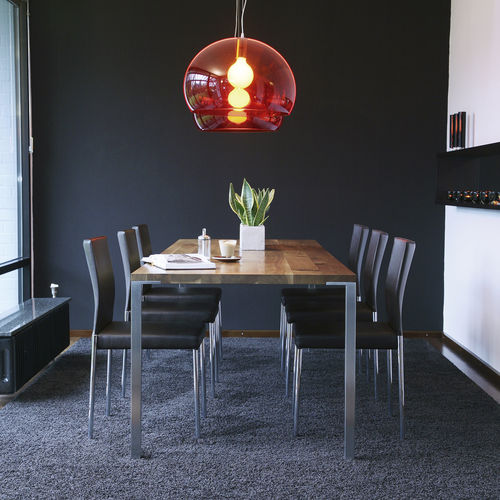 Cadeira contemporânea - GLOOH - KFF - para ambiente interno / em couro / em compensado moldado