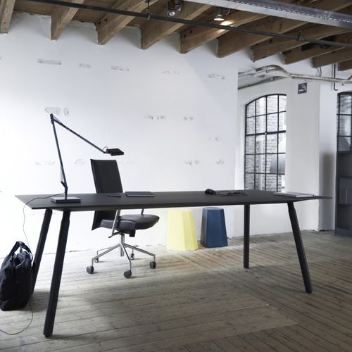 Mesa contemporânea - NOMAD - Arco - em madeira / retangular / modular