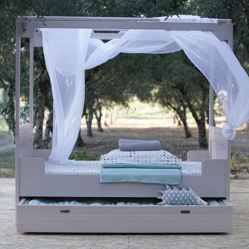 Cama com dossel - DANAI  - COCO-MAT - bicama / de solteiro / contemporânea