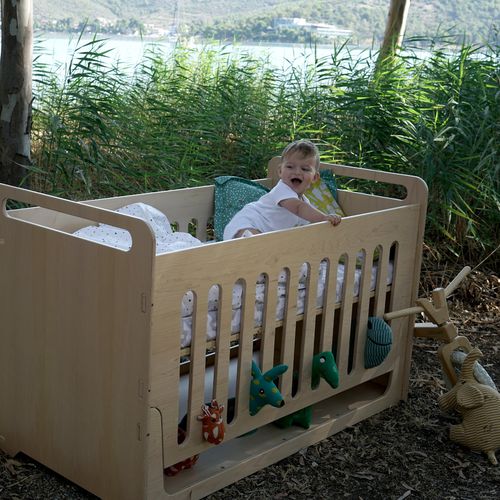Berço convencional - ZOE - COCO-MAT - em madeira / unissexo / para creche