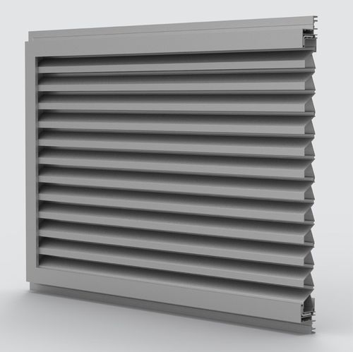 Grelha de ventilação em alumínio - DUCOGRILLE SOLID++ M 30Z - Duco - retangular / para ambiente externo / para fachada
