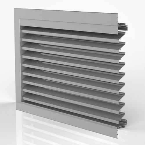Grelha de ventilação em alumínio - DUCOGRILLE CLASSIC G 45HP - Duco - retangular / para ambiente externo / para fachada