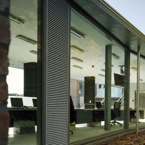 Grelha de ventilação em alumínio - DUCOGRILLE SOLID M 30Z - Duco - retangular / para ambiente externo / para fachada