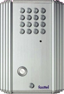 Porteiro eletrônico branco - FLEXITALK - Fasttel - preto / unidade interna / sem fio
