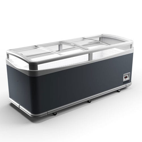 Freezer profissional - IBIZA - AHT Cooling Systems GmbH - horizontal / com porta de vidro / colorido