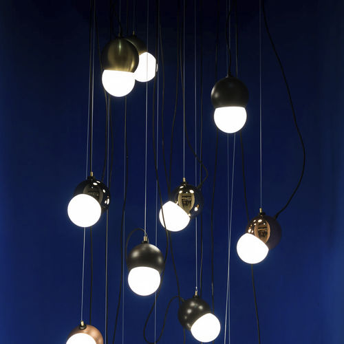 Pendente - THE MAGGIE - VISO Lighting - em aço / em vidro opalino / contemporânea