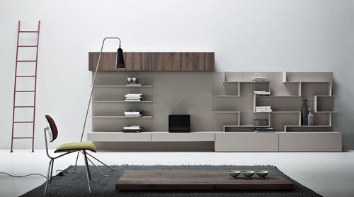 Rack de TV contemporâneo - K LIVING - Zampieri Cucine - em madeira