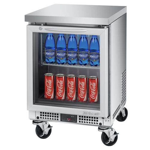 Refrigerador sob bancada - MUR-20SG-N6 - Turbo Air - profissional / de instalação livre / com porta de vidro