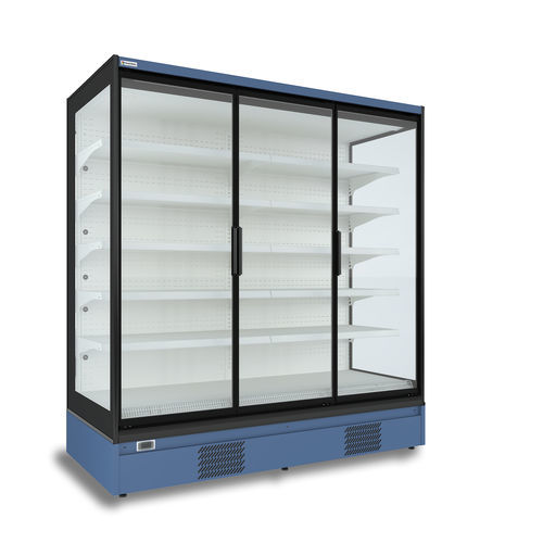 Vitrina refrigerada de parede - ULTAR - MAFIROL - para loja / metálica / com portas de correr