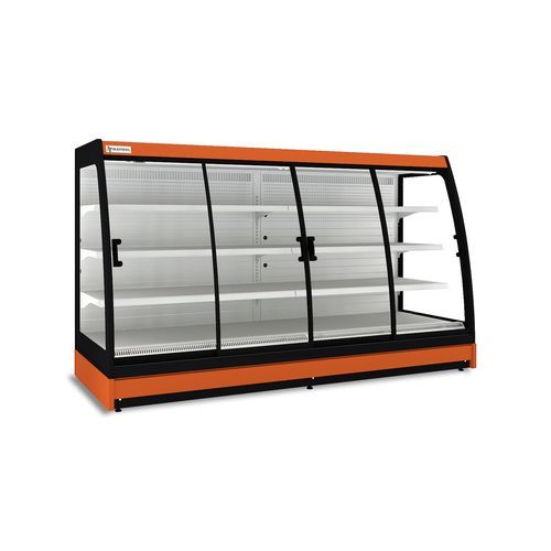 Vitrina refrigerada de parede - ASPEN - MAFIROL - para loja / metálica / sem portas